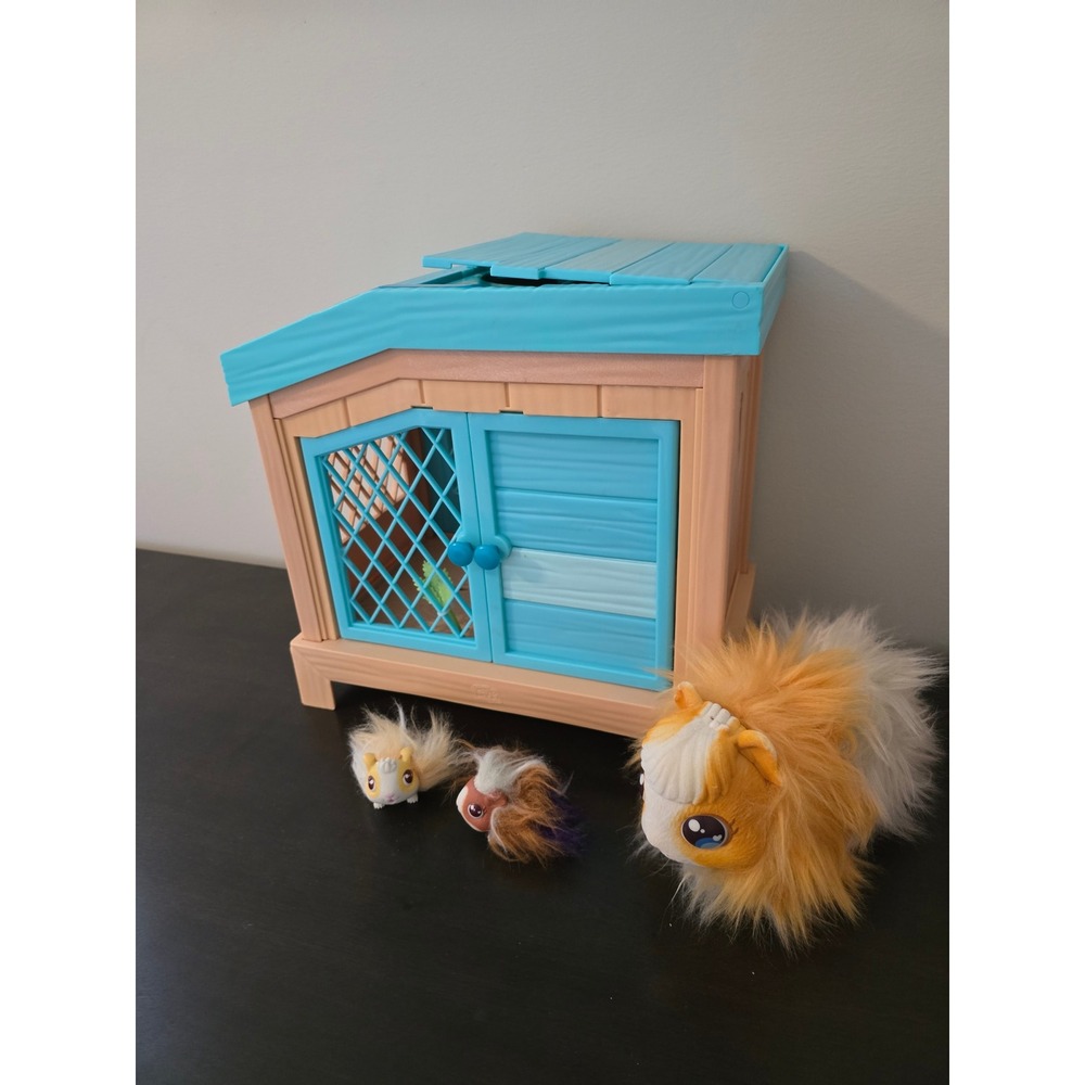 Little Live Pets Guinea Pig House Play Set With 3 Pets